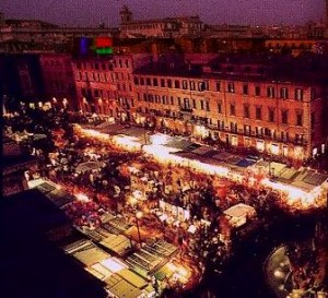 piazza verdi notturno mercato